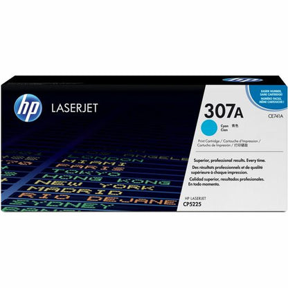 Cartucho de tóner láser original HP 307A (CE741A) - Paquete individual