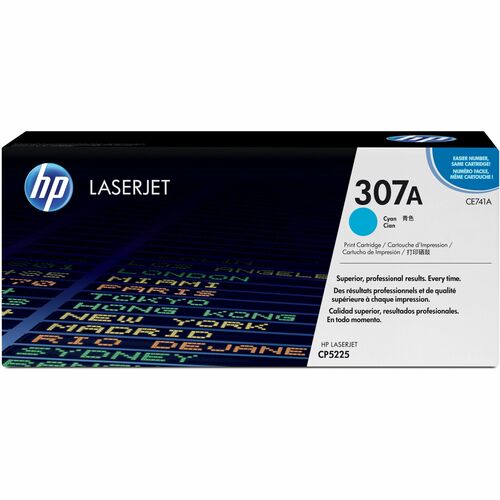 Cartucho de tóner láser original HP 307A (CE741A) - Paquete individual