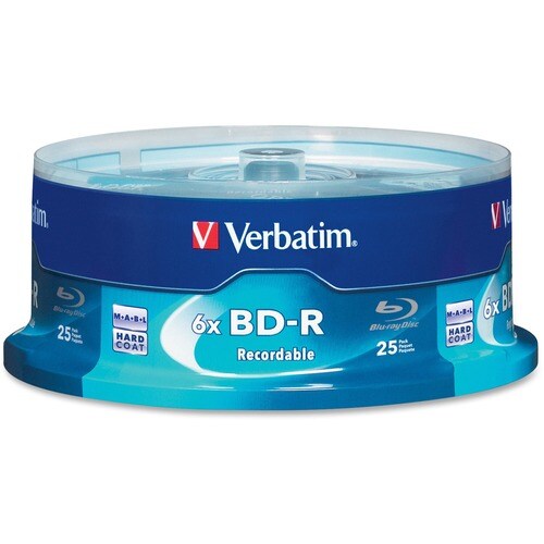 Support enregistrable Blu-ray Verbatim 97457 - BD-R - 16x - 25 Go