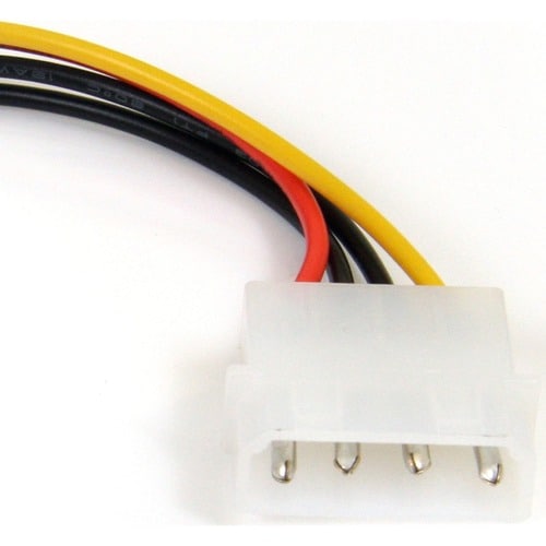 StarTech.com 6in 4 Pin LP4 to Right Angle SATA Power Cable Adapter - P