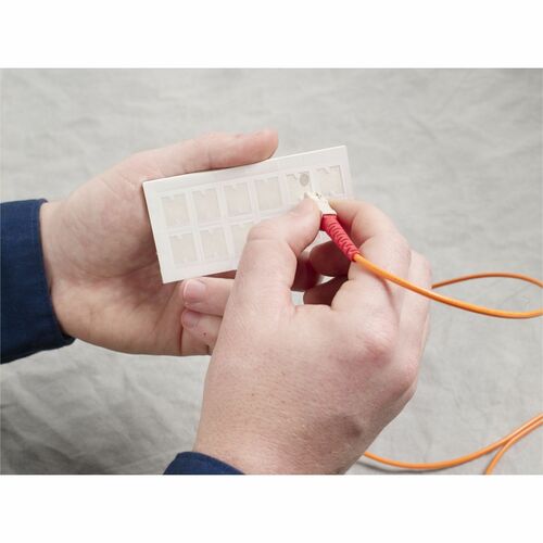 5PK FIBER OPTIC CLEANING CARDS EACH CARD CLEANS 12 FACES