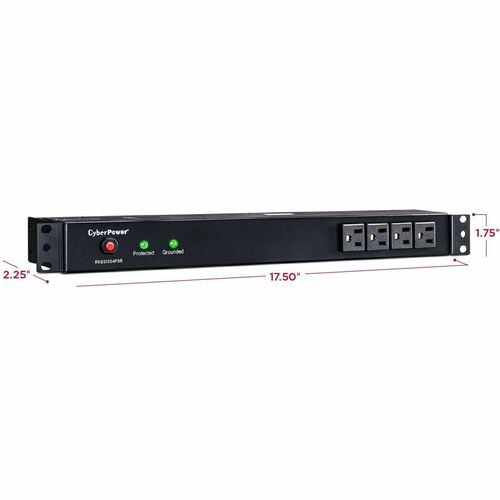 Parasurtenseur CyberPower CyberPower Rackbar RM 1U RKBS15S4F8R 15 A