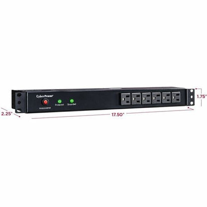 Cyber Power CyberPower Rackbar Surge Suppressor RM 1U RKBS15S6F8R 15A