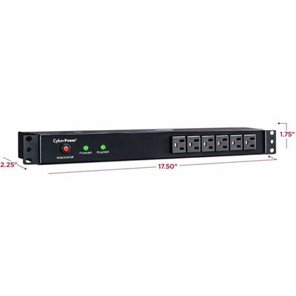 Cyber Power CyberPower Rackbar Surge Suppressor RM 1U RKBS15S6F12R 15A
