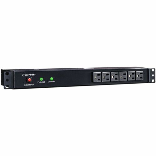 Cyber Power CyberPower Rackbar Surge Suppressor RM 1U RKBS15S6F12R 15A