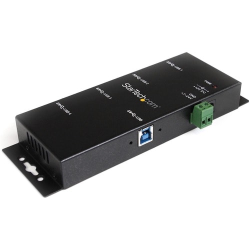StarTech.com 4 Port Industrial USB 3.0 Hub - 5Gbps - Mountable