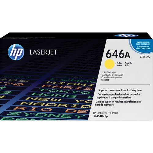 HP 646A Original Laser Toner Cartridge - Yellow - 1 / Pack -