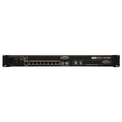 8PORT CAT5  19IN CONSOLE KVM