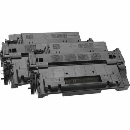Lot de 2 cartouches de toner noir 55X pour imprimante laser Jet d'encre P3015