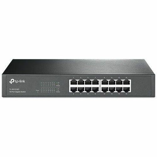 TL-SG1016D CONMUTADOR DT/RM RJ45 DE 16 PUERTOS 10/100/1000 M CON CAJA METÁLICA