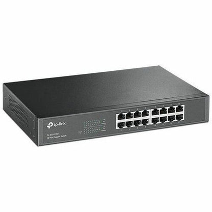 TL-SG1016D CONMUTADOR DT/RM RJ45 DE 16 PUERTOS 10/100/1000 M CON CAJA METÁLICA