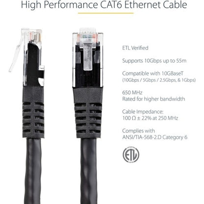 StarTech.com 100ft CAT6 Ethernet Cable