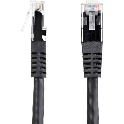 StarTech.com 8ft CAT6 Ethernet Cable - Black Molded Gigabit - 100W PoE UTP 650MHz - Catego
