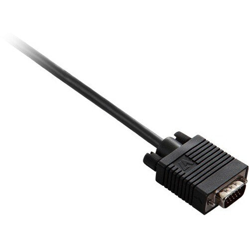 Câble vidéo noir V7 VGA mâle vers VGA mâle 2 m