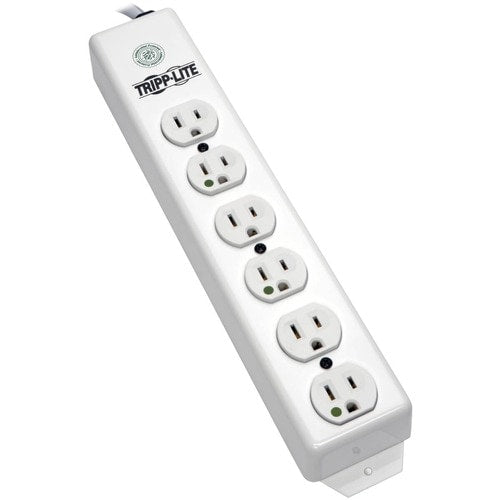 Multiprise Tripp Lite 120 V CA - NEMA 5-15P - 6 NEMA 5-15R - Qualité hospitalière - 1,83 m