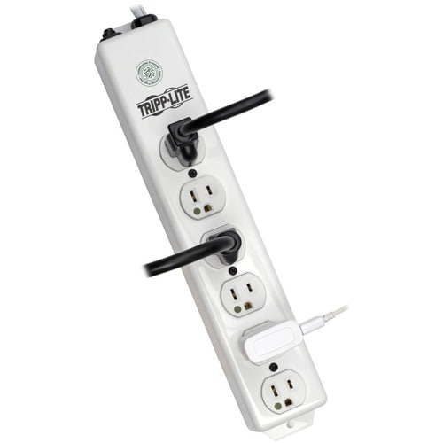 Multiprise Tripp Lite 120 V CA - NEMA 5-15P - 6 NEMA 5-15R - Qualité hospitalière - 1,83 m