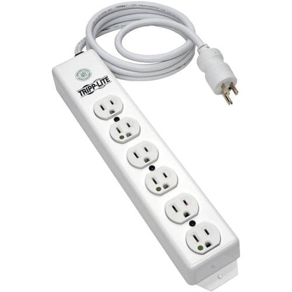 Multiprise Tripp Lite 120 V CA - NEMA 5-15P - 6 NEMA 5-15R - Qualité hospitalière - 1,83 m