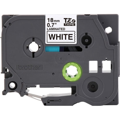 18MM BLACK ON WHITE TAPE FOR .P-TOUCH