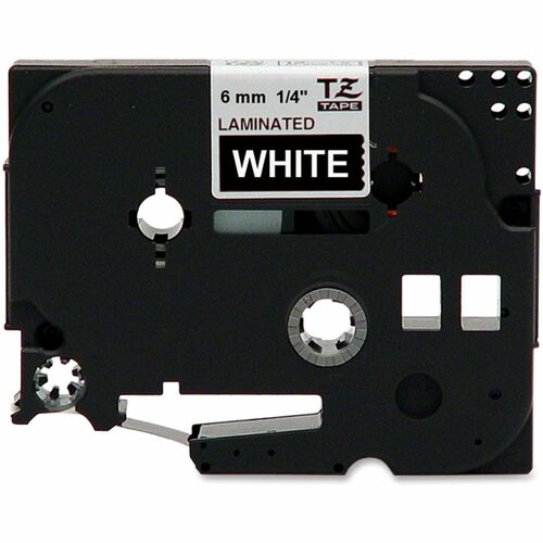 6MM WHITE ON BLACK TAPE FOR MULTI 25 P-TOUCH