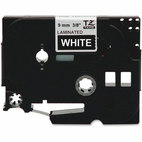 9MM WHITE ON BLACK TAPE FOR .P-TOUCH
