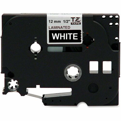 12MM WHITE ON BLACK TAPE FOR .P-TOUCH