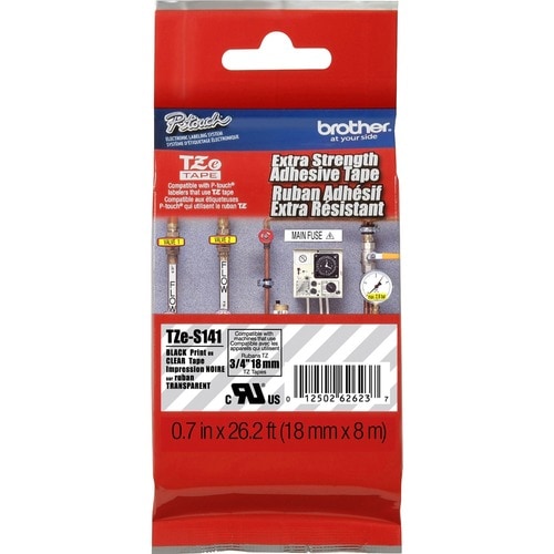 LAMINATED STRONG ADHESIVE . INDUSTRIAL TAPES BLK ON CLR