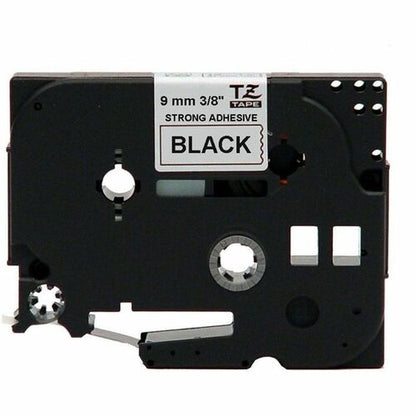 P-touch Industrial TZe Tape Cartridge - 3/8\" (9.53 mm) Width - White - Polyethy
