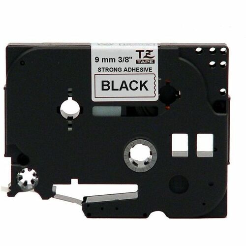 P-touch Industrial TZe Tape Cartridge - 3/8\" (9.53 mm) Width - White - Polyethy