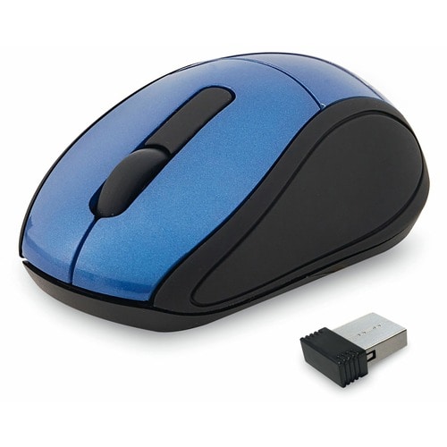 Verbatim Wireless Mini Travel Optical Mouse - Blue - Optical