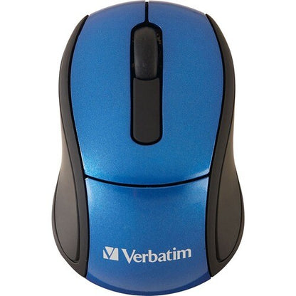 Mini-souris optique de voyage sans fil Verbatim - Bleue - Optique