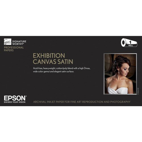 EXHIBITION CANVAS SATIN 13 X 20 ROLL