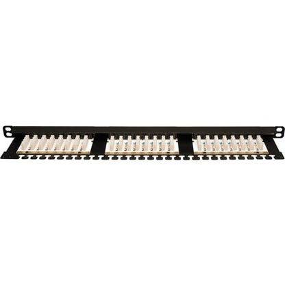 Panel de conexión Tripp Lite Cat6 Cat5 de 24 puertos para montaje en rack 568A/B 110 Punch down RJ45 0.