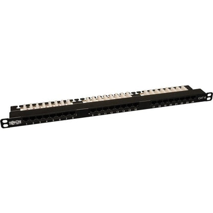 Panel de conexión Tripp Lite Cat6 Cat5 de 24 puertos para montaje en rack 568A/B 110 Punch down RJ45 0.