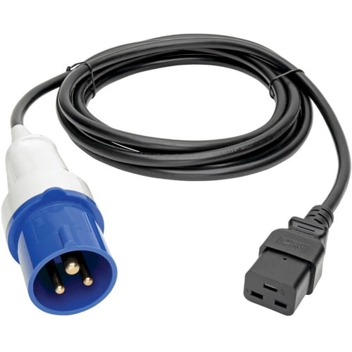 Cable de extensión de alimentación de 3 m (10 pies) de Tripp Lite IEC309 a C19 de alta resistencia, 16 A, 3 m (10 pies)