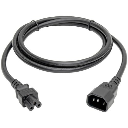 Cable adaptador de alimentación para portátil Tripp Lite de 6 pulgadas, C14 a C5, 2,5 A, calibre 18 AWG, 6 pulgadas