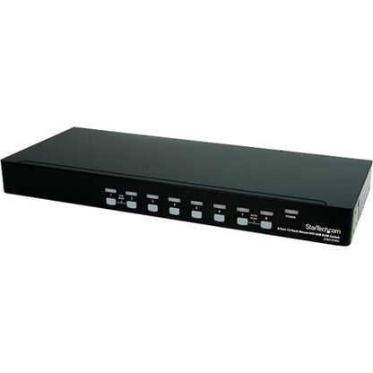 Conmutador KVM DVI USB de 8 puertos para montaje en rack 1U