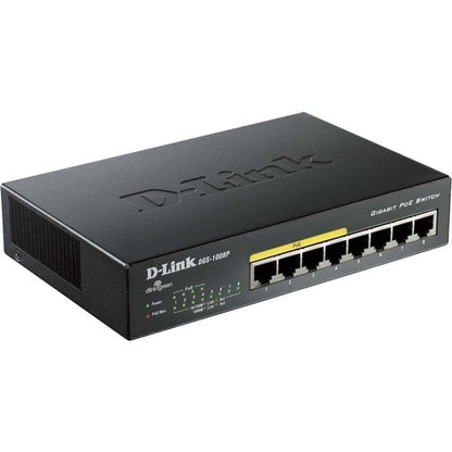 8 ports 1G POE non géré L2 8 ports 1GIG SW POE PORTS 1-4 60W