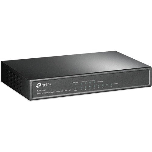 TL-SF1008P 8 PORTS 10/100 AVEC COMMUTATEUR POE 4 PORTS RJ45