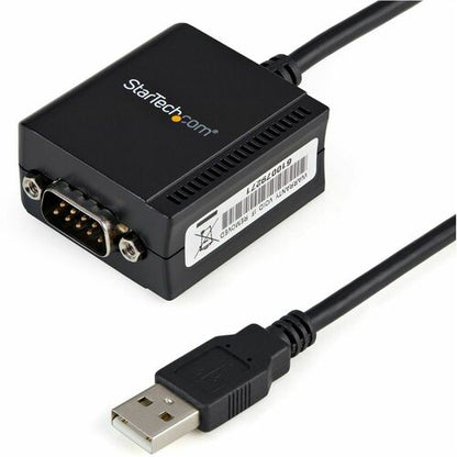 Cable adaptador USB a serie RS232 FTDI de 1 puerto de StarTech.com de 1,8 m (6 pies) con COM R