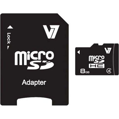 Carte micro SDHC 8 Go classe 4 avec adaptateur SD, référence US #GA6515 incluse