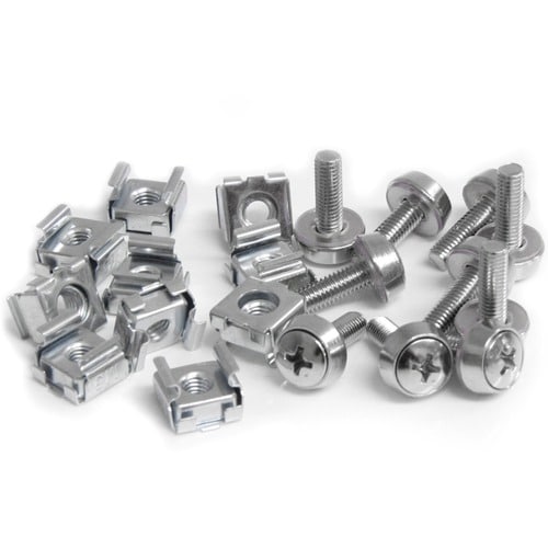 StarTech.com 50 Pkg M5 Mounting Screws and Cage Nuts for Server Rack C