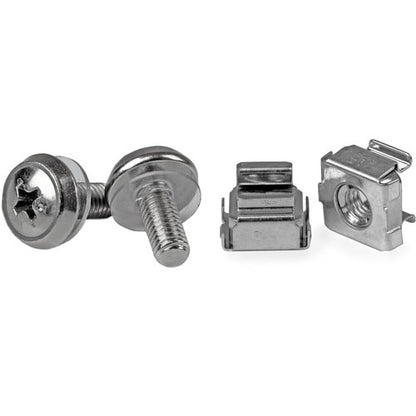 StarTech.com 50 Pkg M5 Mounting Screws and Cage Nuts for Server Rack C