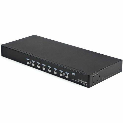 CONMUTADOR KVM USB DE 8 PUERTOS PARA MONTAJE EN RACK 1U CON CABLE OSD