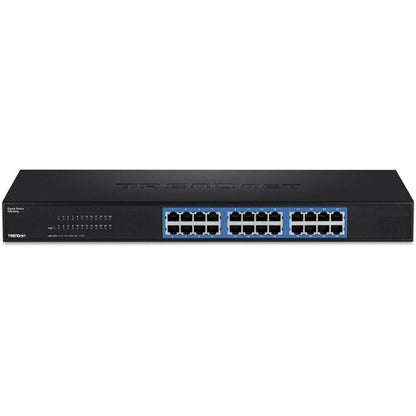 Conmutador GREENnet TRENDnet de 24 puertos Gigabit 10/100/1000 Mbps no administrado, 24 x Gigabit RJ