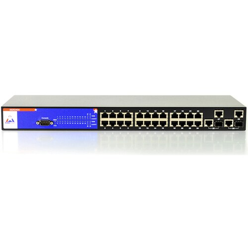 24 PORTS 10/100 + 2 PORTS 1000 + 2 PORTS 1000/SFP EMPILABLES