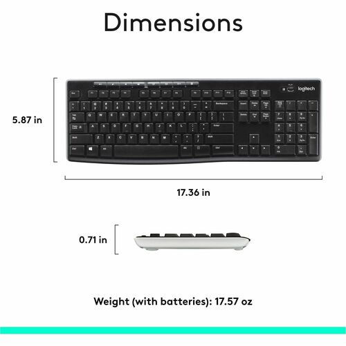 CLAVIER SANS FIL LOGITECH K270