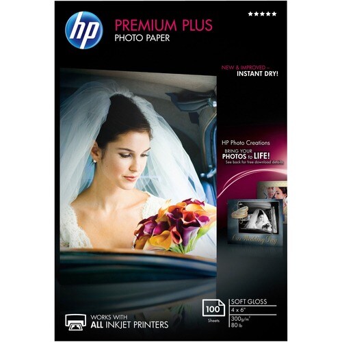 PREM PLUS 4X6 SG 100 SHT PHOTO PAPER