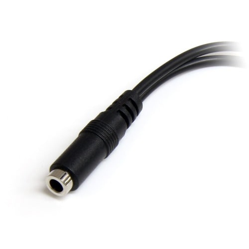 Adaptateur répartiteur de casque StarTech.com 3,5 mm 4 positions vers 2 x 3 positions 3,5 mm