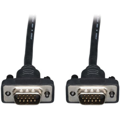Cable coaxial para monitor VGA de 1.8 m de Tripp Lite, perfil bajo, con RGB de alta resolución, HD15 M/M, 1.8 m - 1.8 m