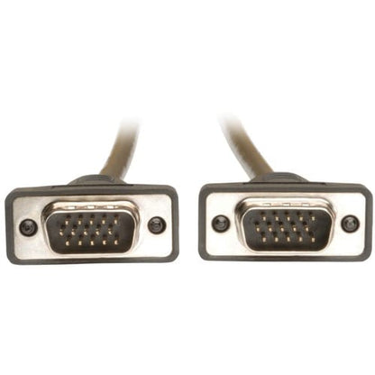 Cable coaxial para monitor VGA de 1.8 m de Tripp Lite, perfil bajo, con RGB de alta resolución, HD15 M/M, 1.8 m - 1.8 m